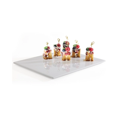 GN 1/3 Tablett Zero, 32.5 x 17.6 cm, H: 1.5 cm Melamin, weiss_2