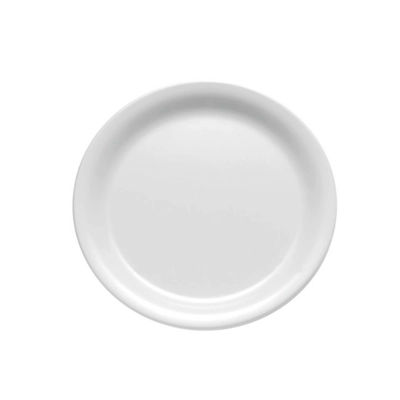 Casual Teller flach, Ø 22.5 cm, Melamin, weiss                 _1