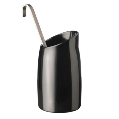 Pot à sauce Casual, Ø 12 cm, H: 21.5 cm, 1 l, mélaminé noir_2