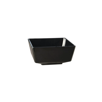 Schale Float, 9 x 9 cm, H: 4.5 cm Melamin, schwarz, 0.16 Liter_1