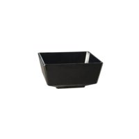 Schale Float, 9 x 9 cm, H: 4.5 cm Melamin, schwarz, 0.16 Liter