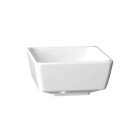 Schale Float, 12.5 x 12.5 cm, H: 6 cm Melamin, weiss, 0.5 Liter          
