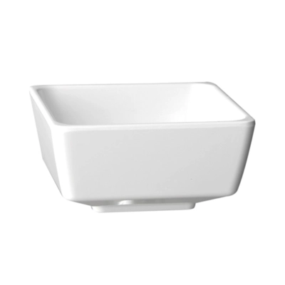 Schale Float, 19 x 19 cm, H: 9.5 cm Melamin, weiss, 1.9 Liter         _1