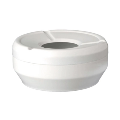 Cendrier anti-vent blanc, H: 4.5cm, Ø 12 cm _1