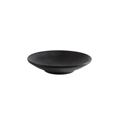 Nero Assiette plate, Ø 15 cm, noir en mélamine_1