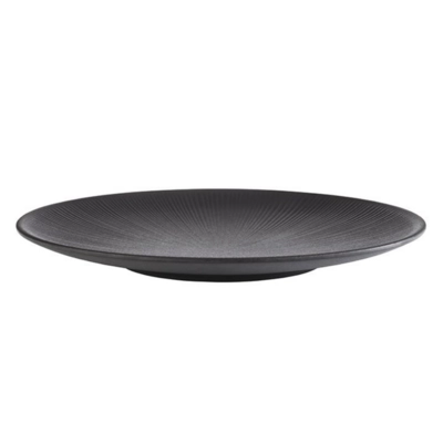 Nero Teller flach, Ø 26 cm, schwarz Melamin_1