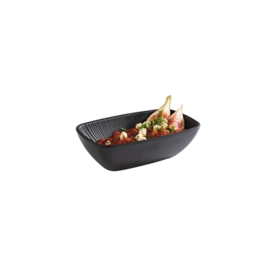GN 1/9 Schale Nero 17.6 x 10.8 cm, H: 5.5cm, 0.35l Melamin, schwarz_2