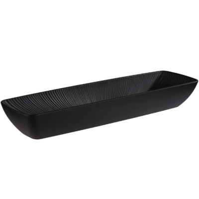 GN 2/4 Schale Nero 53 x 16.2 cm, H: 7.5 cm, 3.5l,  Melamin, schwarz_1