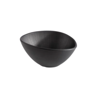 Nero Schale, 19 x 16.5 cm, H: 9 cm, 0.5l, schwarz, Melamin