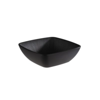 Nero Bol 16.5 x 16.5cm, H: 5.5cm, 0.6l, noir, en mélamine