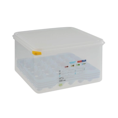 GN 2/3 Eierbox, 35.4 x 32.5 cm, H: 20 cm Polypropylen (Box + Deckel)_1