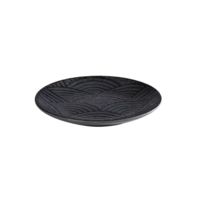 Dark Wave Teller Coupe flach, Ø 22 cm Melamin                       