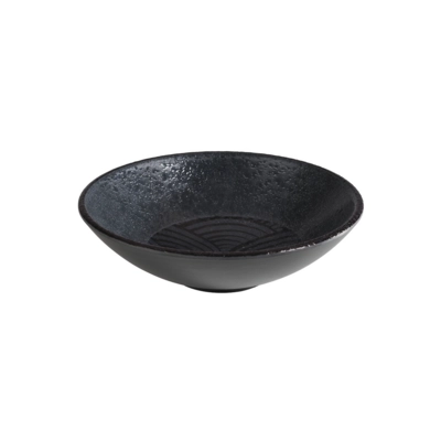 Schale Dark Wave, Ø 17.5 cm H: 5 cm, 0.5 l Melamin                       _1