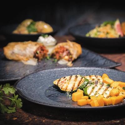 Dark Wave Teller, Ø 27 cm Melamin                       _3