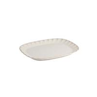 GN 1/2 Tablett Arumi, 32.5 x 26.5 cm, H: 3 cm,  Melamin, weiss / beige