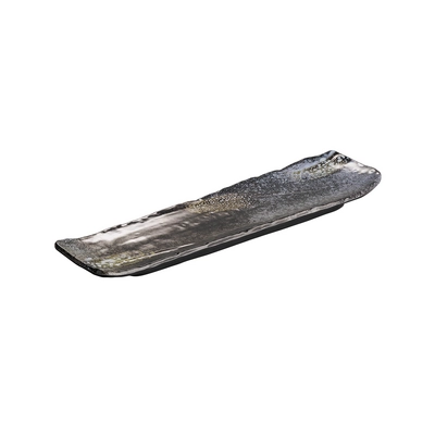 Tablett / Sushiboard UMI, 35 x 10 cm, H: 3 cm,  Melamin, schwarz_1