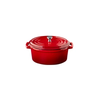 Mini cocotte 5 Stars avec couvercle,  14.5 x 11 cm, H: 6.5 cm, 45 cl, fonte, rouge