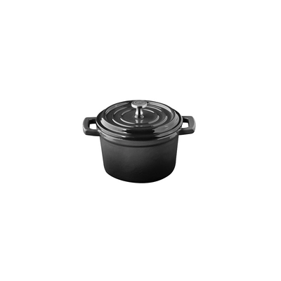 Mini cocotte 5 Stars, Ø 11 cm, H: 6.5 cm,  35 cl, fonte, anthracite_1