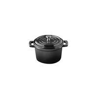 Mini cocotte 5 Stars, Ø 11 cm, H: 6.5 cm,  35 cl, fonte, anthracite