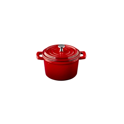 Mini cocotte 5 Stars, Ø 11 cm, H: 6.5 cm,  35 cl, fonte, rouge_1