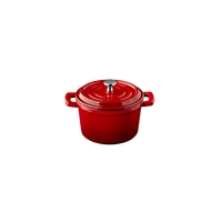 Mini cocotte 5 Stars, Ø 11 cm, H: 6.5 cm,  35 cl, fonte, rouge