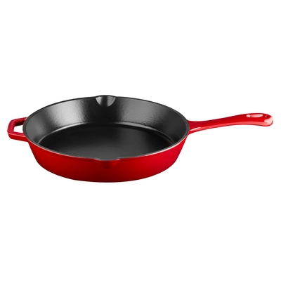 Poêle à frire et de service 5 Stars, Ø 29 cm,  H: 5.5 cm, 2 litres, fonte, rouge_1