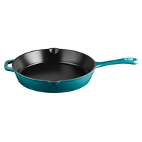 Poêle à frire et de service 5 Stars, Ø 29 cm,  H: 5.5 cm, 2 litres, fonte, turquoise