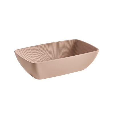 Nero GN 1/4 Schale,  26.5 x 16.2 cm, H: 7.5 cm,  1.5l, sand, Melamin_1