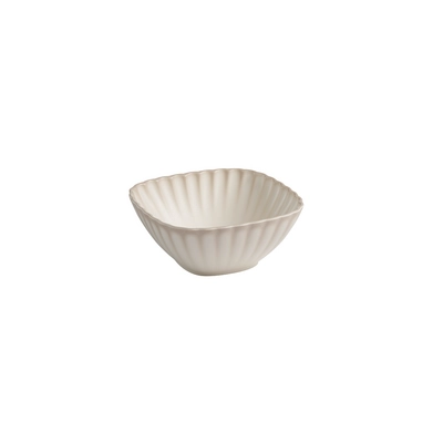 Schale Arumi, 19 x 19 cm, H: 8 cm, 1.1 Liter,  Melamin, weiss / beige_1