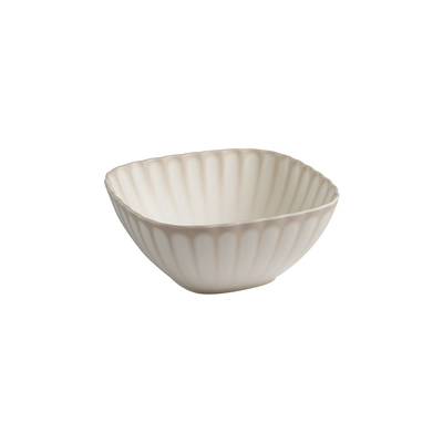 Bol Arumi, 25 x 25 cm, H: 11 cm, 2.8 litres,  mélamine, blanc / beige_1