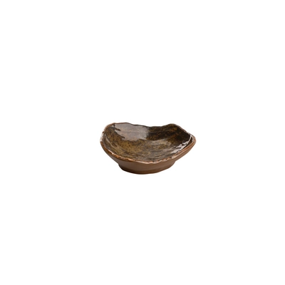 Bol UMI, 10 x 8.5 cm, H: 3 cm,  mélamine, brun_1