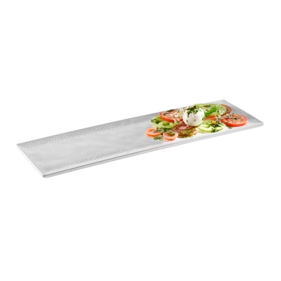 GN 2/4 Tablett Footmark, 53 x 16.2 cm, H: 1.5 cm,  Melamin_2