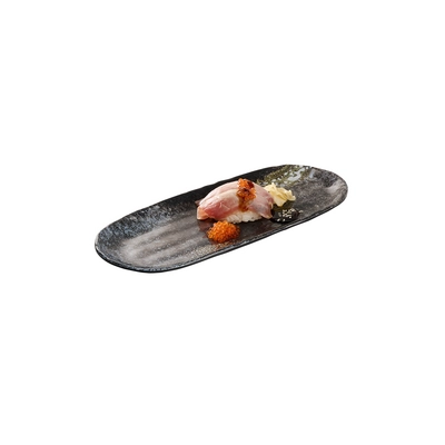 Tablett / Sushiboard UMI, 28.5 x 11.5 cm,  H: 2 cm, Melamin, schwarz_2