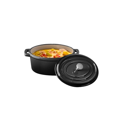 Mini cocotte 5 Stars avec couvercle,  14.5 x 11 cm, H: 6.5 cm, 45 cl, fonte, anthracite_2