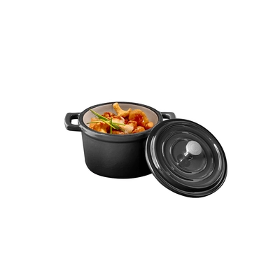 Mini cocotte 5 Stars, Ø 11 cm, H: 6.5 cm,  35 cl, fonte, anthracite_2