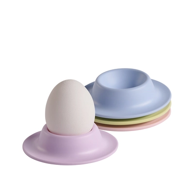 Eierbecher, Eggy, 4er Set, Ø 8.5 cm, H: 2 cm,  Melamin, bunt_2