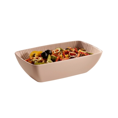 Nero GN 1/4 Schale,  26.5 x 16.2 cm, H: 7.5 cm,  1.5l, sand, Melamin_2