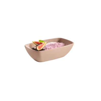 Nero GN 1/9 Schale, 17.6 x 10.8 cm, H: 5.5 cm,  0.35l, sand Melamin_2