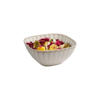 Bol Arumi, 25 x 25 cm, H: 11 cm, 2.8 litres,  mélamine, blanc / beige_2