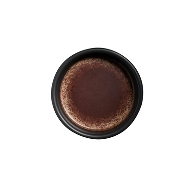 Schale Kaya, Ø 8 cm, H: 2.5 cm, Melamin,  innen braun, aussen grau_2