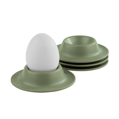 Eierbecher, Eggy, 4er Set, Ø 8.5 cm, H: 2 cm,  Melamin, grün_2