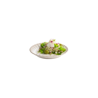 Assiette Arumi, Ø 21 cm, H: 3 cm,  mélamine, blanc / beige_2