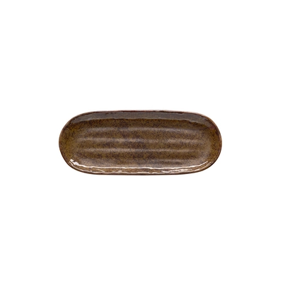 Tablett / Sushiboard UMI, 28.5 x 11.5 cm,  H: 2 cm, Melamin, braun_3