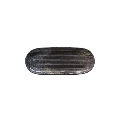 Tablett / Sushiboard UMI, 28.5 x 11.5 cm,  H: 2 cm, Melamin, schwarz_3