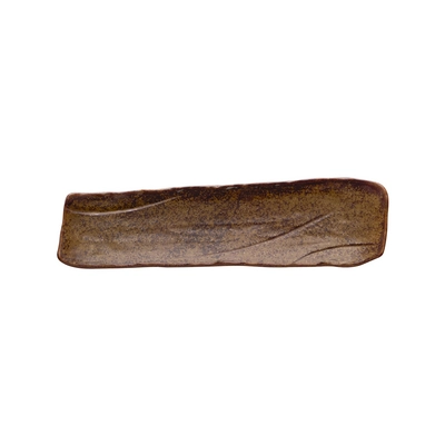 Tablett / Sushiboard UMI, 35 x 10 cm, H: 3 cm,  Melamin, braun_3