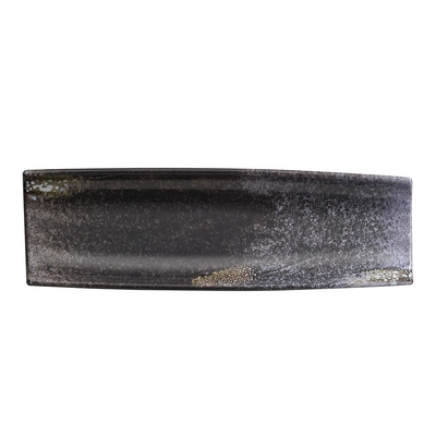 Tablett / Sushiboard UMI, 41 x 13 cm, H: 3 cm,  Melamin, schwarz_3