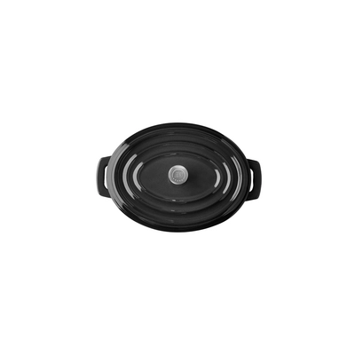 Mini cocotte 5 Stars avec couvercle,  14.5 x 11 cm, H: 6.5 cm, 45 cl, fonte, anthracite_3