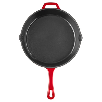 Poêle à frire et de service 5 Stars, Ø 29 cm,  H: 5.5 cm, 2 litres, fonte, rouge_3