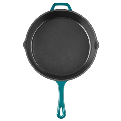 Poêle à frire et de service 5 Stars, Ø 29 cm,  H: 5.5 cm, 2 litres, fonte, turquoise_3