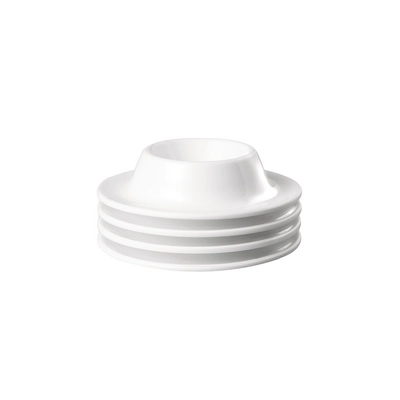 Eierbecher, Eggy, 4er Set, Ø 8.5 cm, H: 2 cm,  Melamin, weiss_1